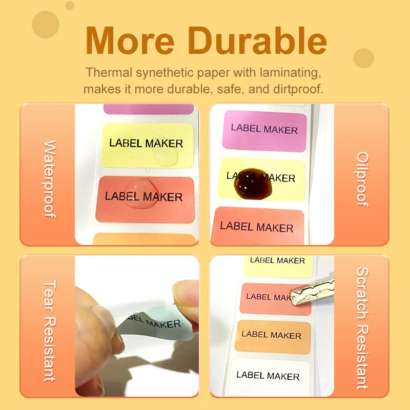 Portable Thermal Label Printer